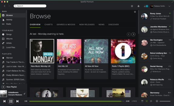 Getting Spotify Controls At Top Of Mac